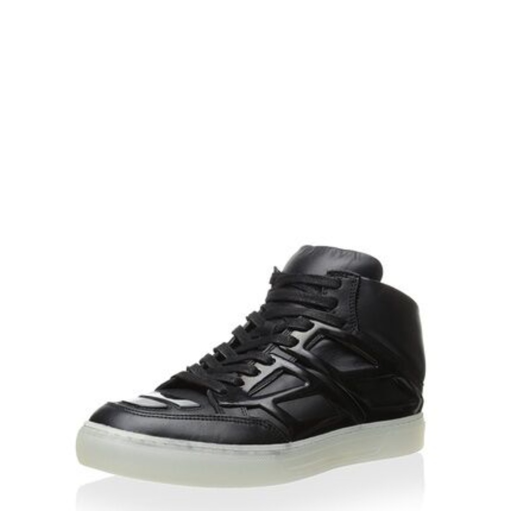Alejandro Ingelmo Tron Black Leather Sneakers sz 6